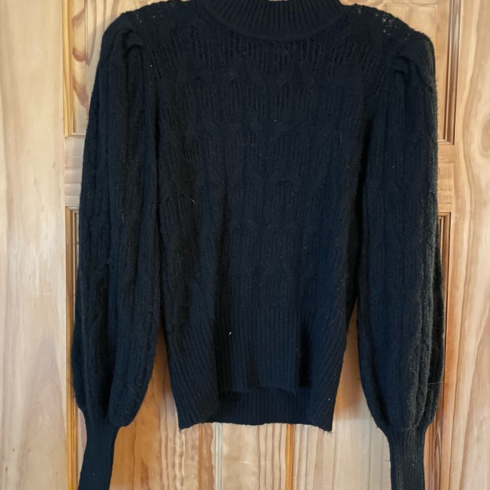 Express Elegant Black Turtleneck Sweater